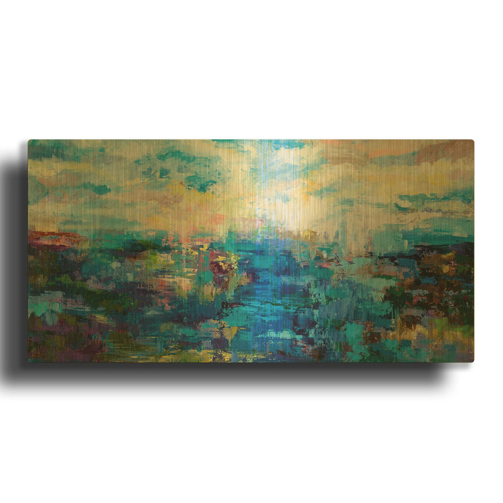 'Hope' By Jeanette Vertentes Gold Metal Wall Art