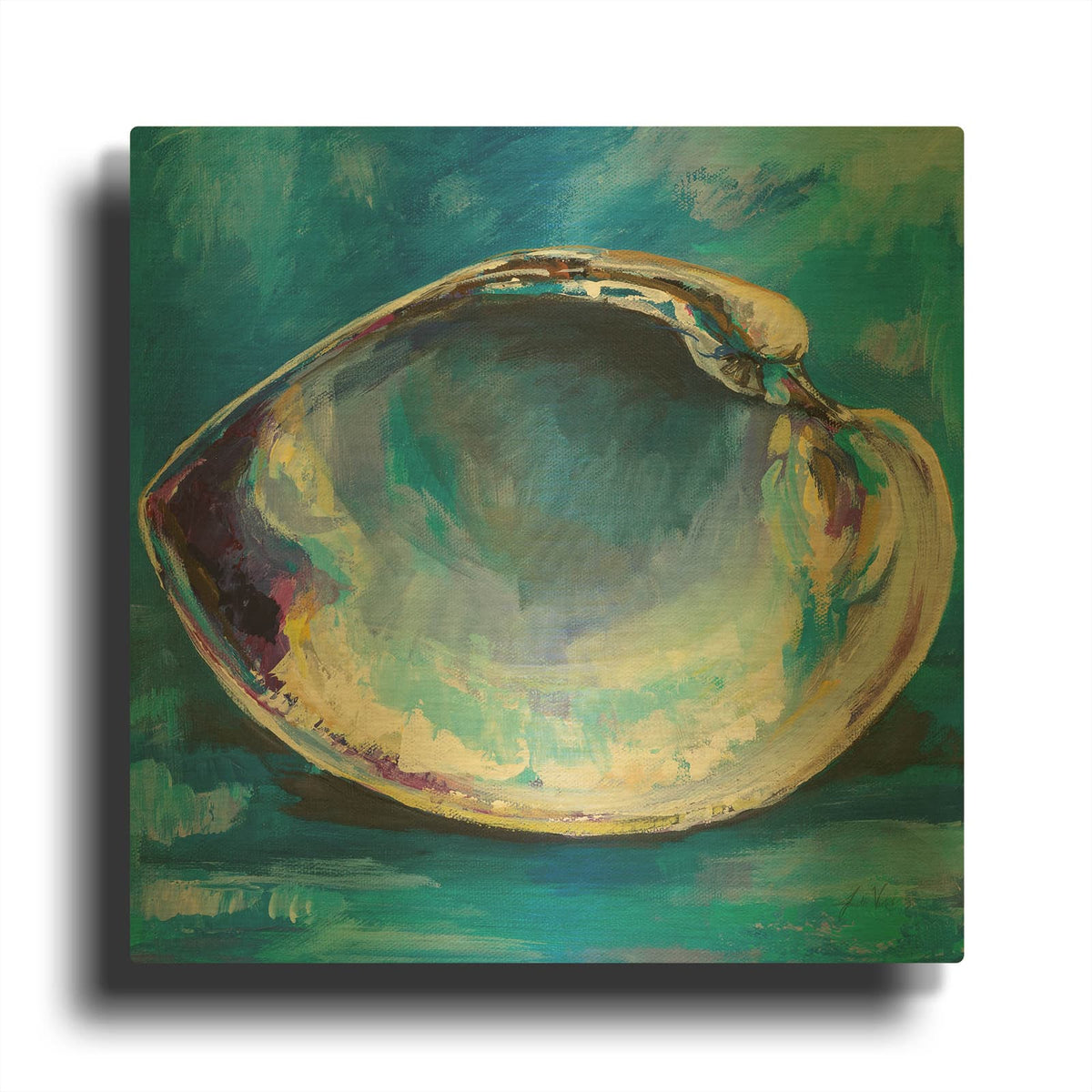 'Single Life' By Jeanette Vertentes Gold Metal Wall Art