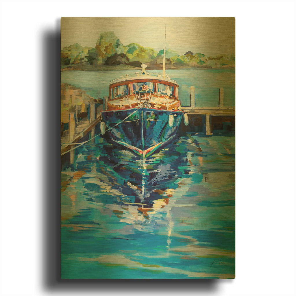 'Showtime' By Jeanette Vertentes Gold Metal Wall Art