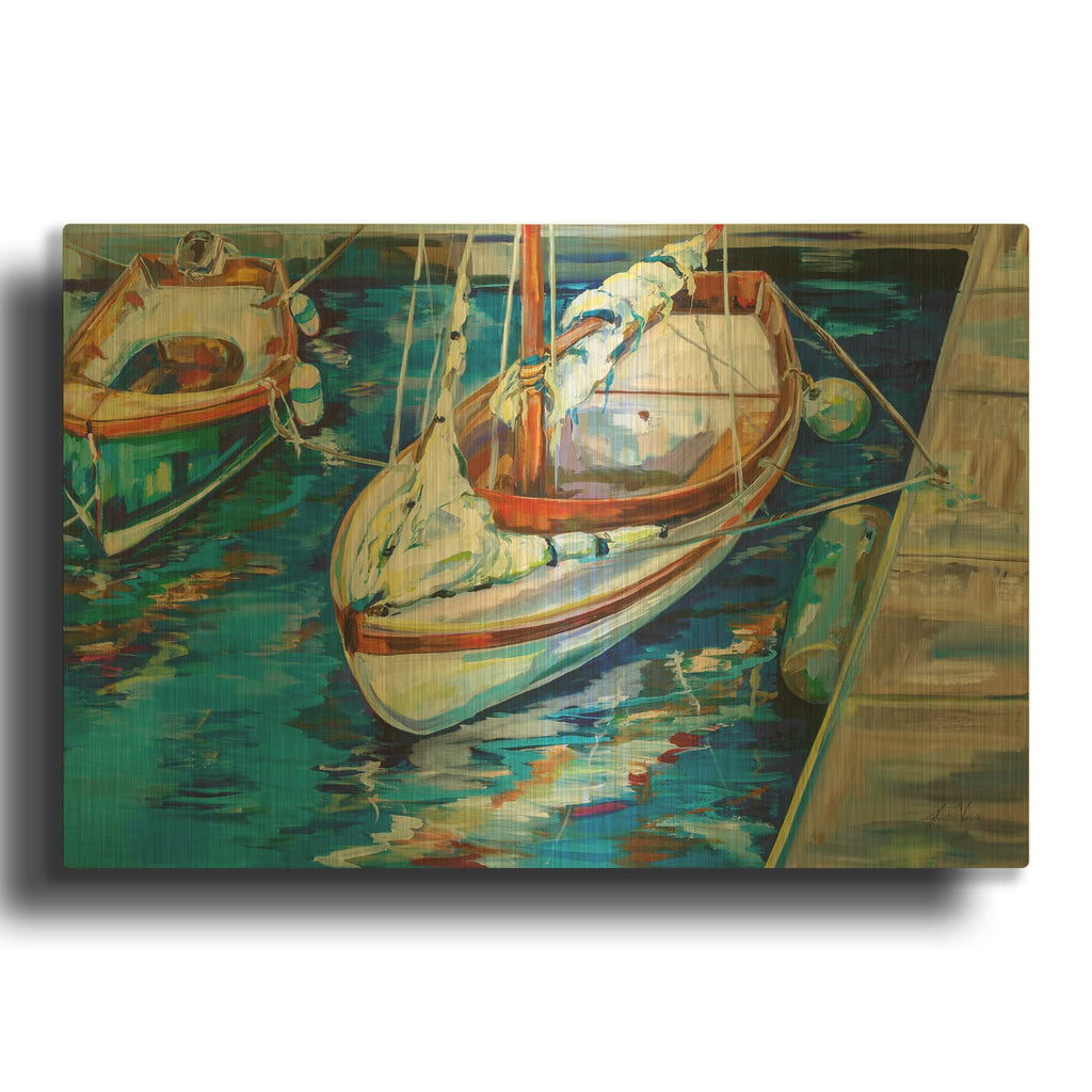 'Rest' By Jeanette Vertentes Gold Metal Wall Art