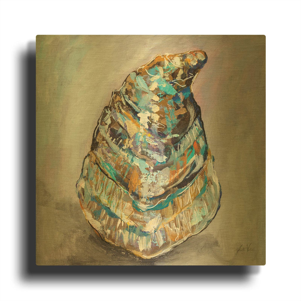 'Watermark' By Jeanette Vertentes Gold Metal Wall Art