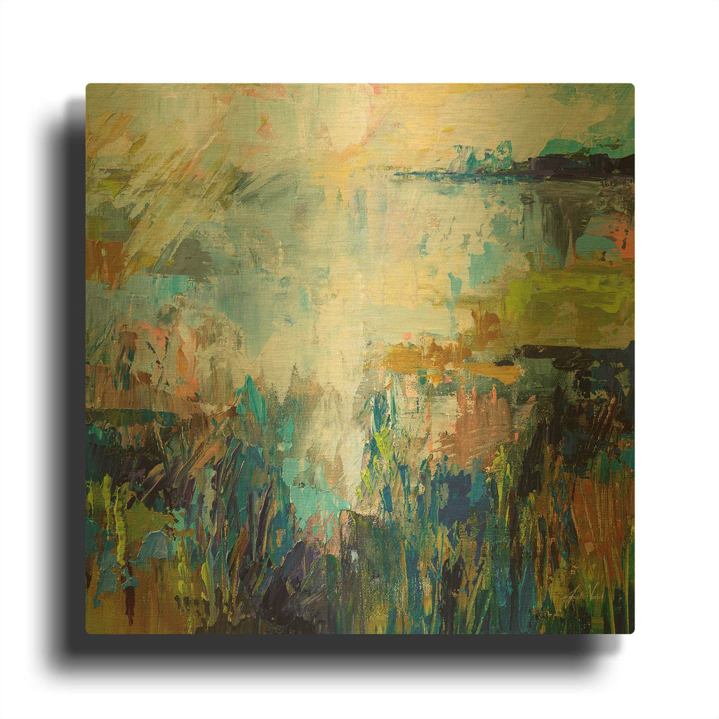 'Journey' By Jeanette Vertentes Gold Metal Wall Art