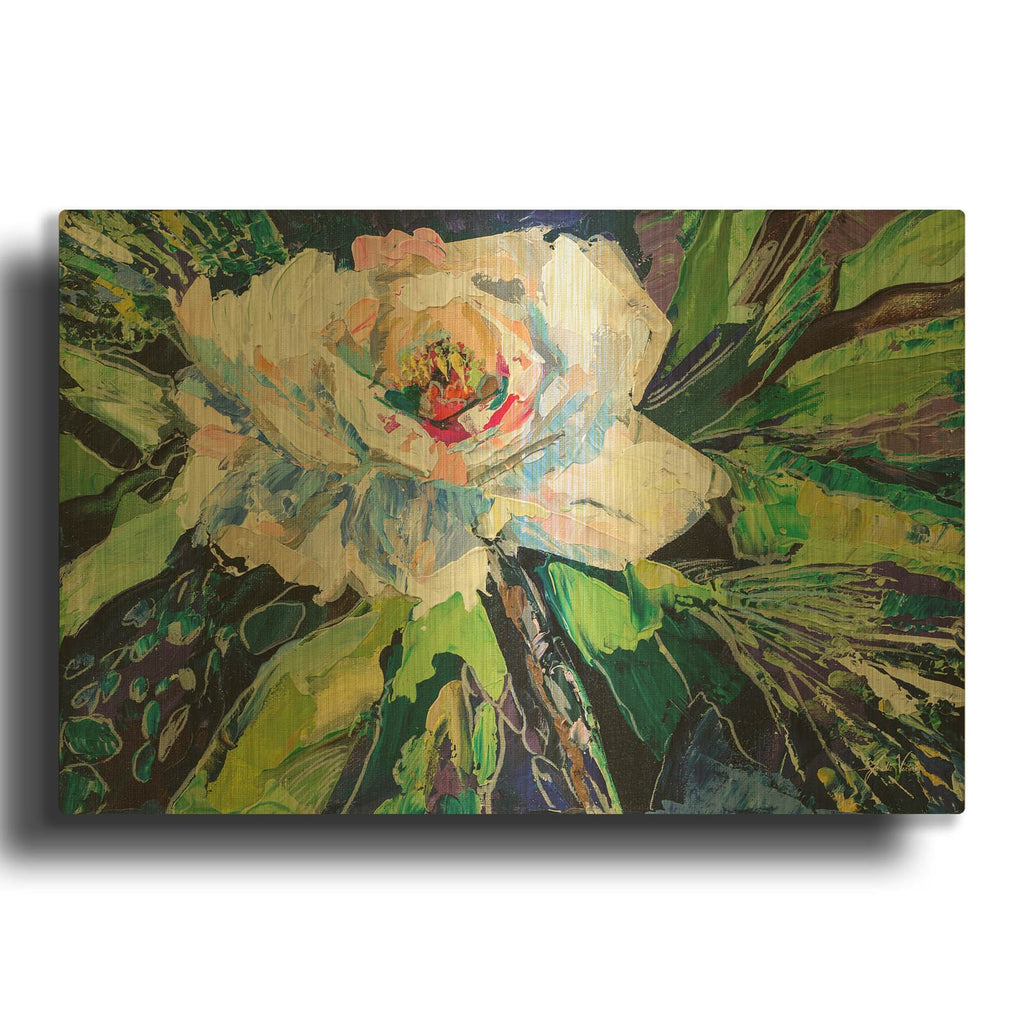 'Solitude' By Jeanette Vertentes Gold Metal Wall Art