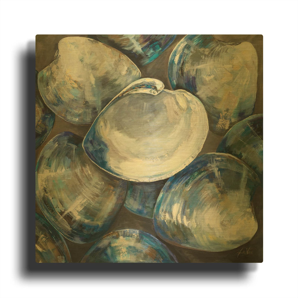 'Shucks Its Monday' By Jeanette Vertentes Gold Metal Wall Art