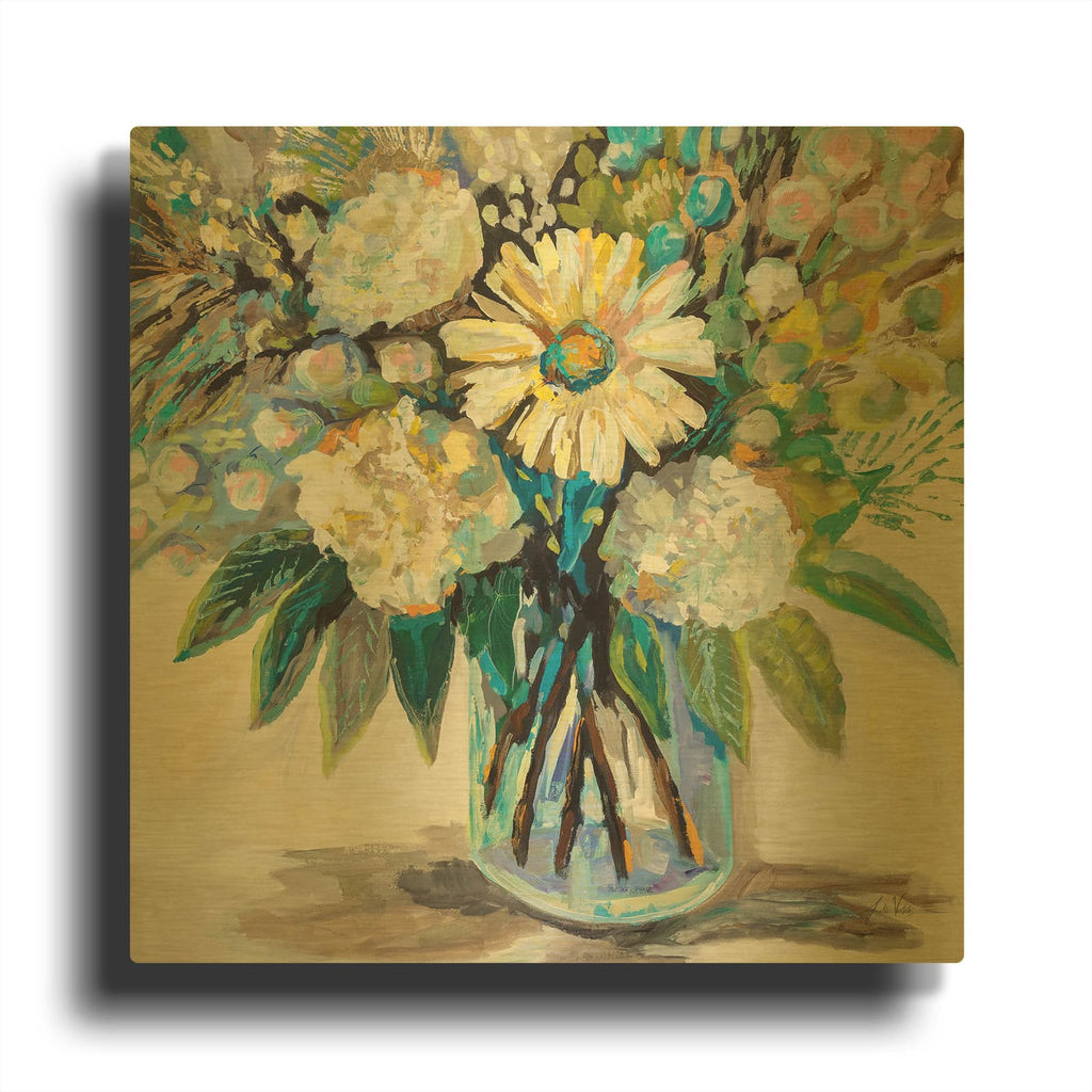 'Sunshine' By Jeanette Vertentes Gold Metal Wall Art
