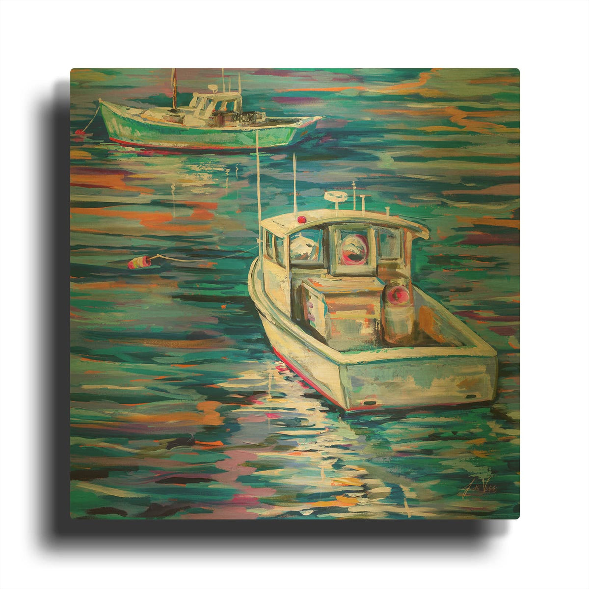 'Sea La Vie' By Jeanette Vertentes Gold Metal Wall Art