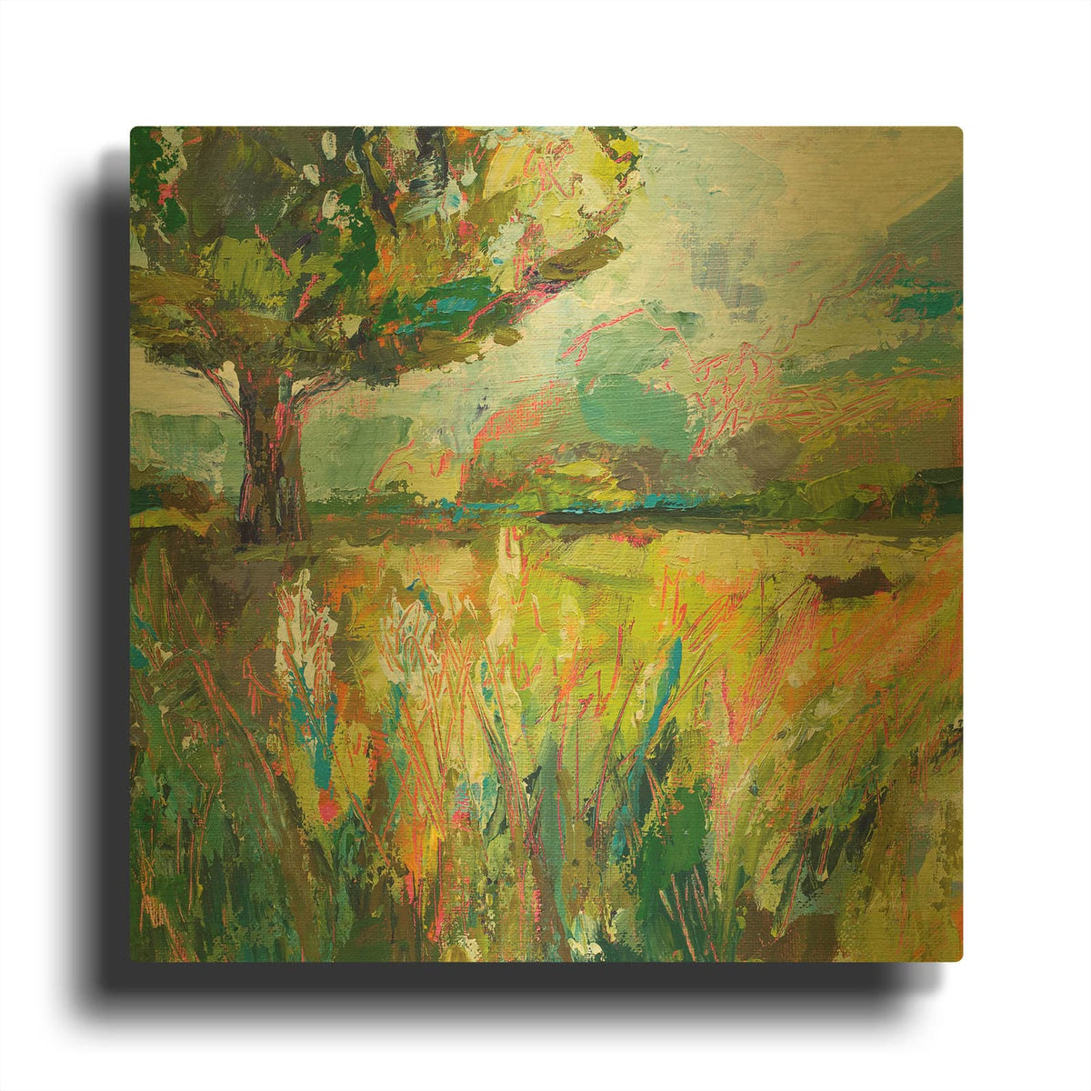 'Wildflowers' By Jeanette Vertentes Gold Metal Wall Art