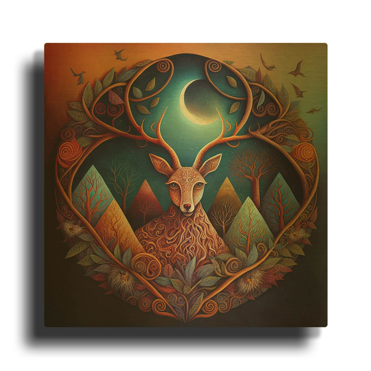 'A Celebration' By The Golden Valley Gold Metal Wall Art