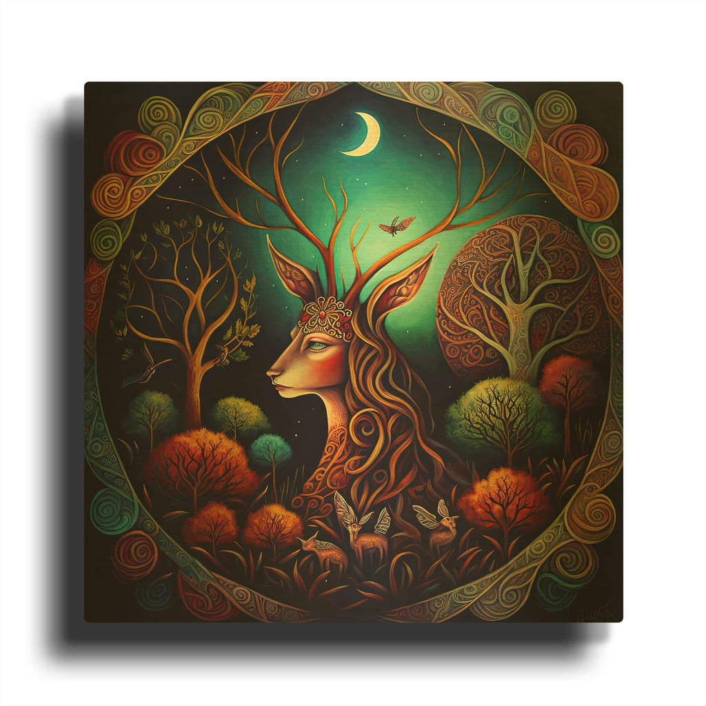 'Hair Of Red Gold' By The Golden Valley Gold Metal Wall Art
