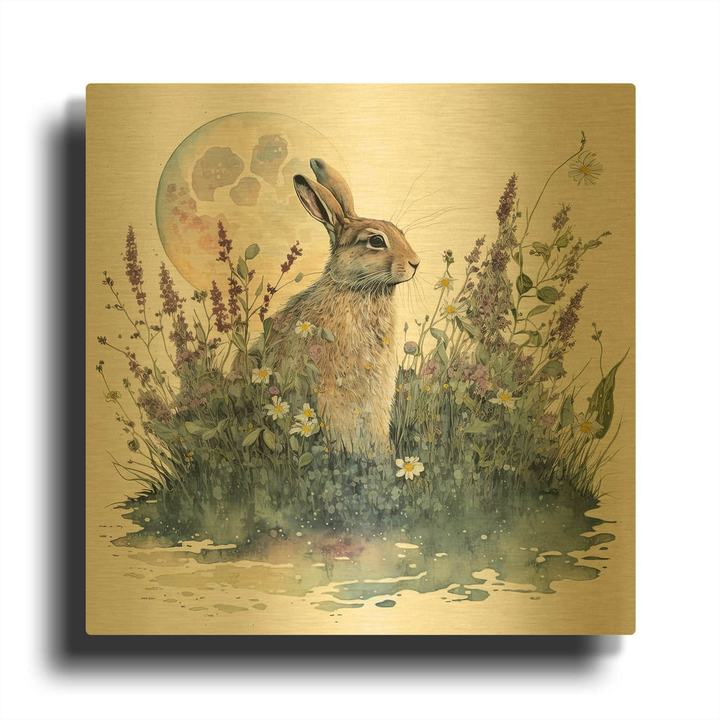 'After A Shower Of Rain' By The Golden Valley Gold Metal Wall Art