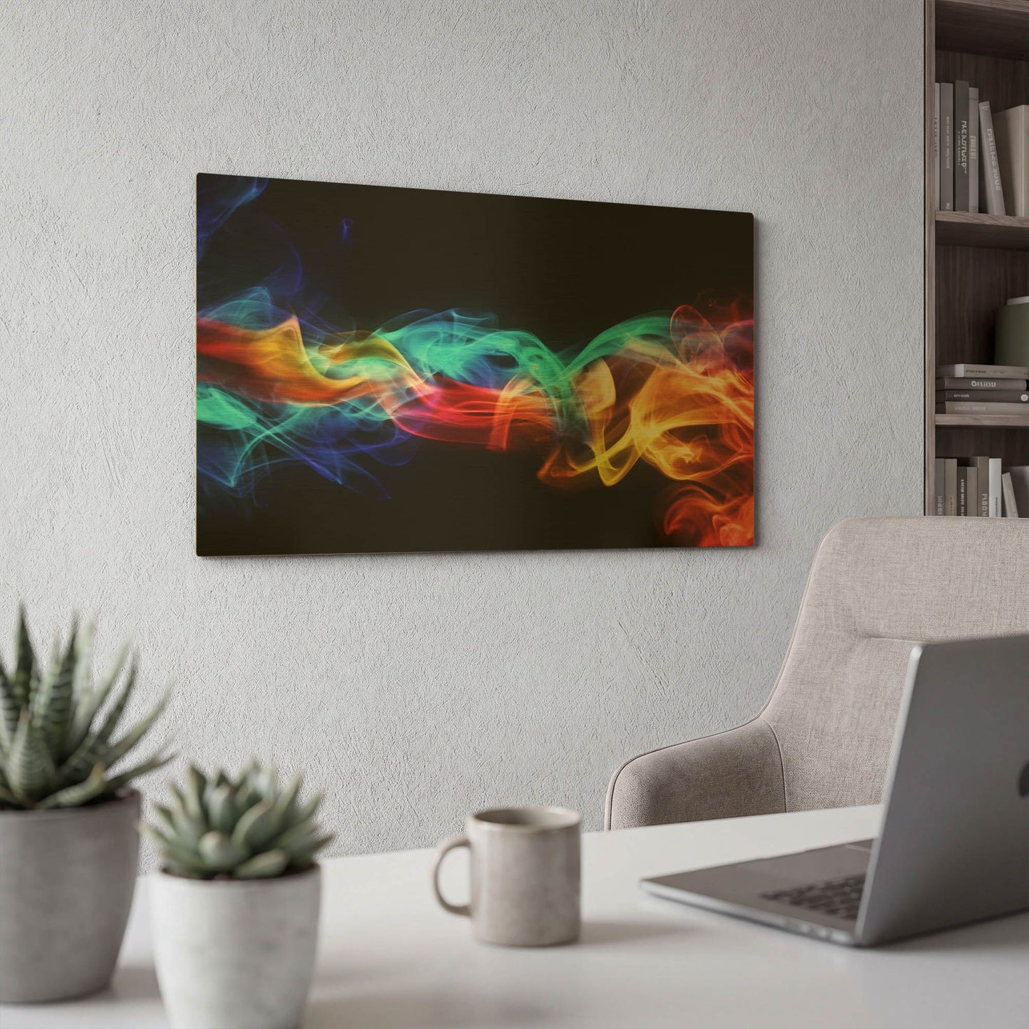 'Smokey Haze,' By LUXE Gold Metal Wall Art