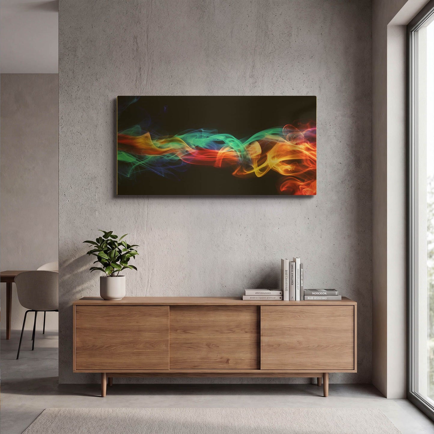 'Smokey Haze,' By LUXE Gold Metal Wall Art
