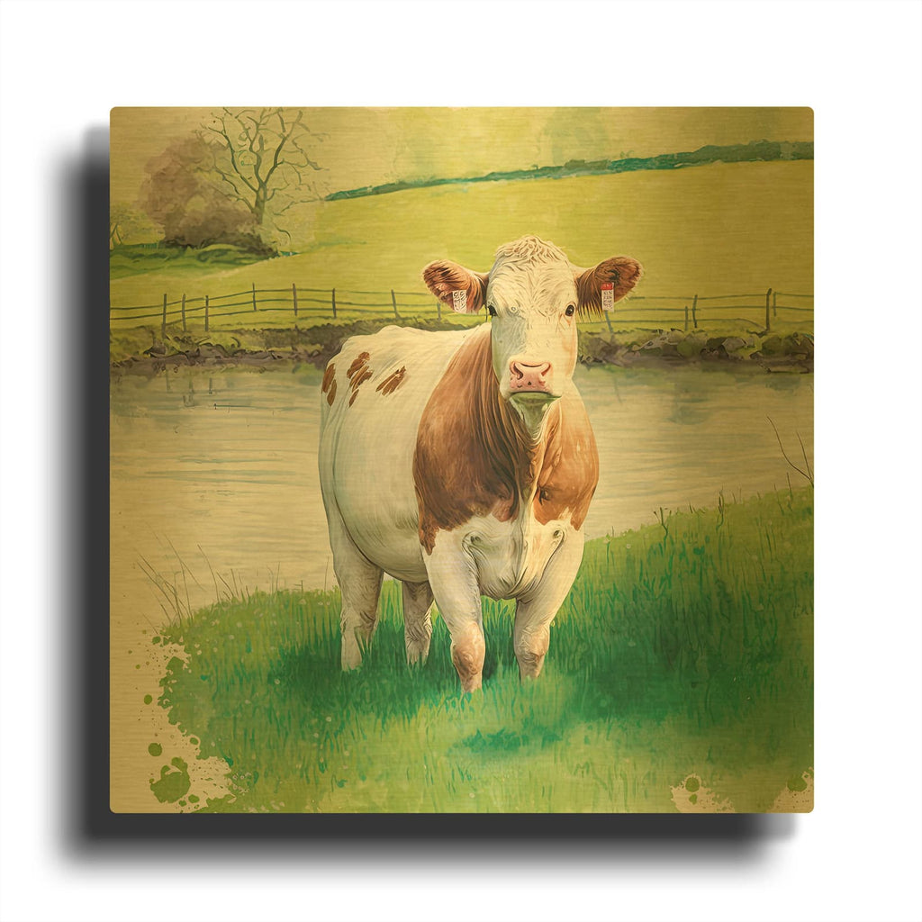 'First Day Out' By The Golden Valley Gold Metal Wall Art