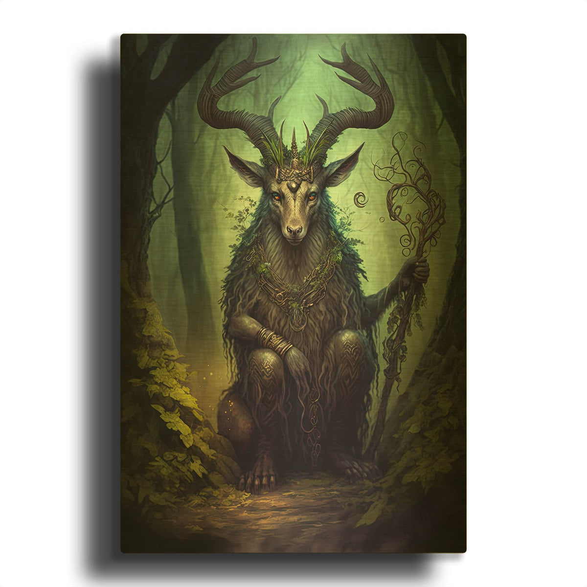 'Areg' By The Golden Valley Gold Metal Wall Art