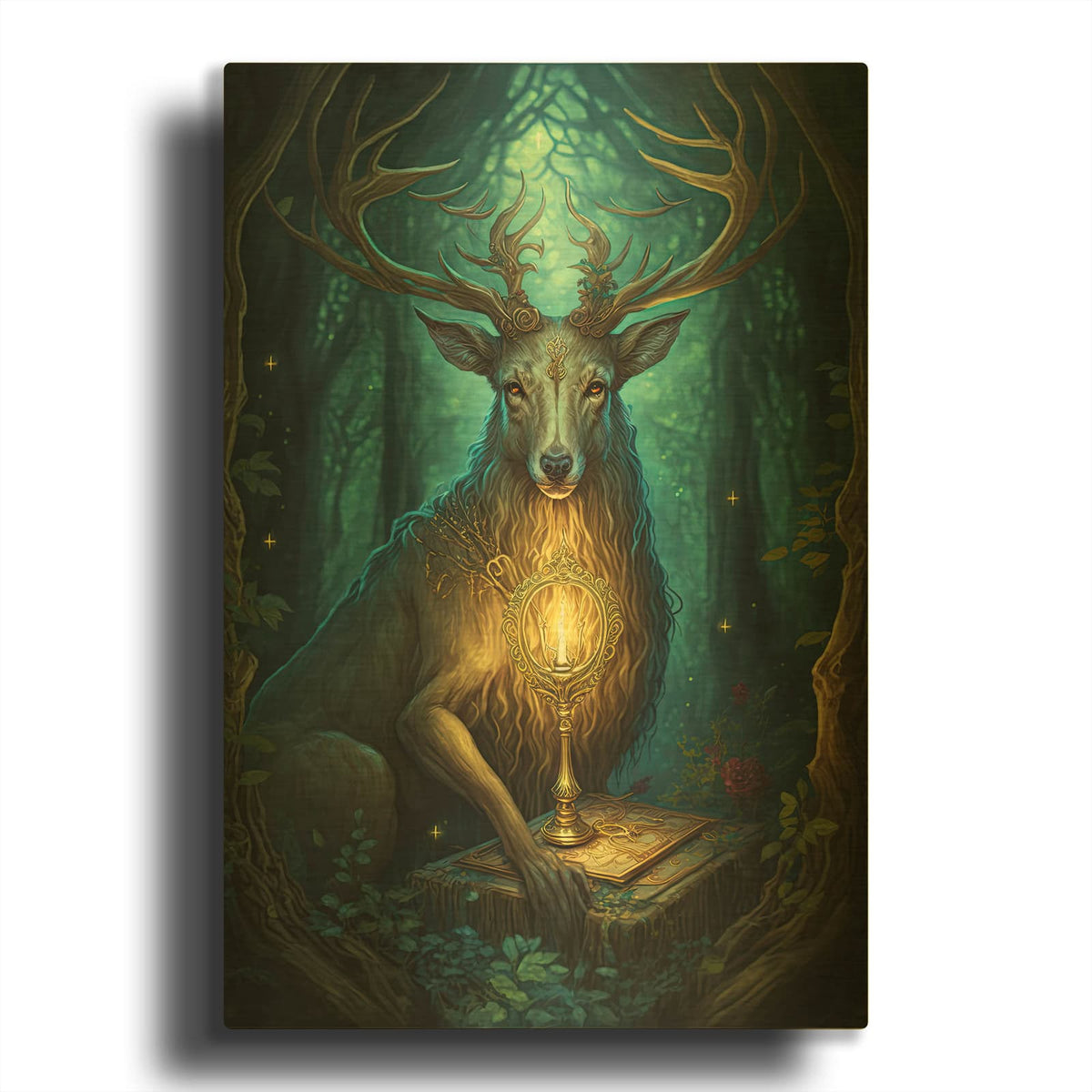 'Tapio' By The Golden Valley Gold Metal Wall Art