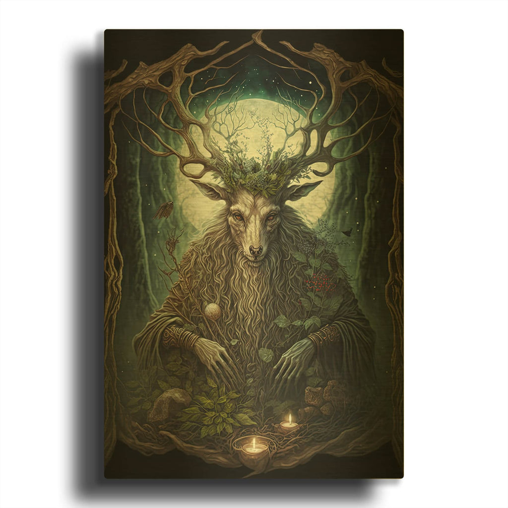 'Yum Kaax' By The Golden Valley Gold Metal Wall Art