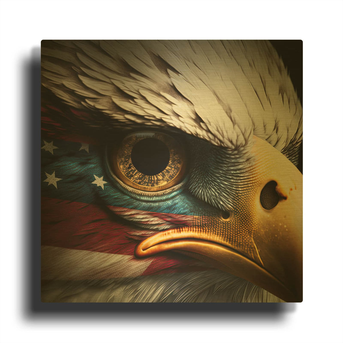 'Beacon Of Liberty' By The Golden Valley Gold Metal Wall Art