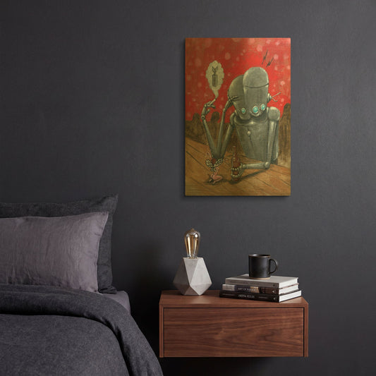 'Prophecy' By Craig Snodgrass Gold Metal Wall Art