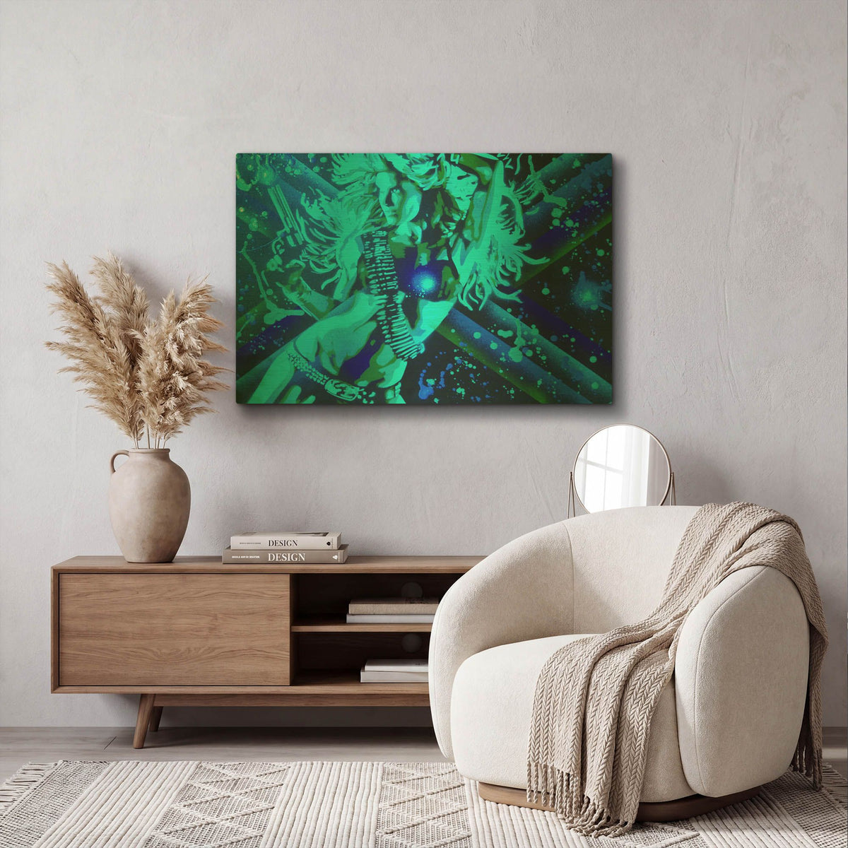 'Img_2533' By Abstract Graffiti Gold Metal Wall Art