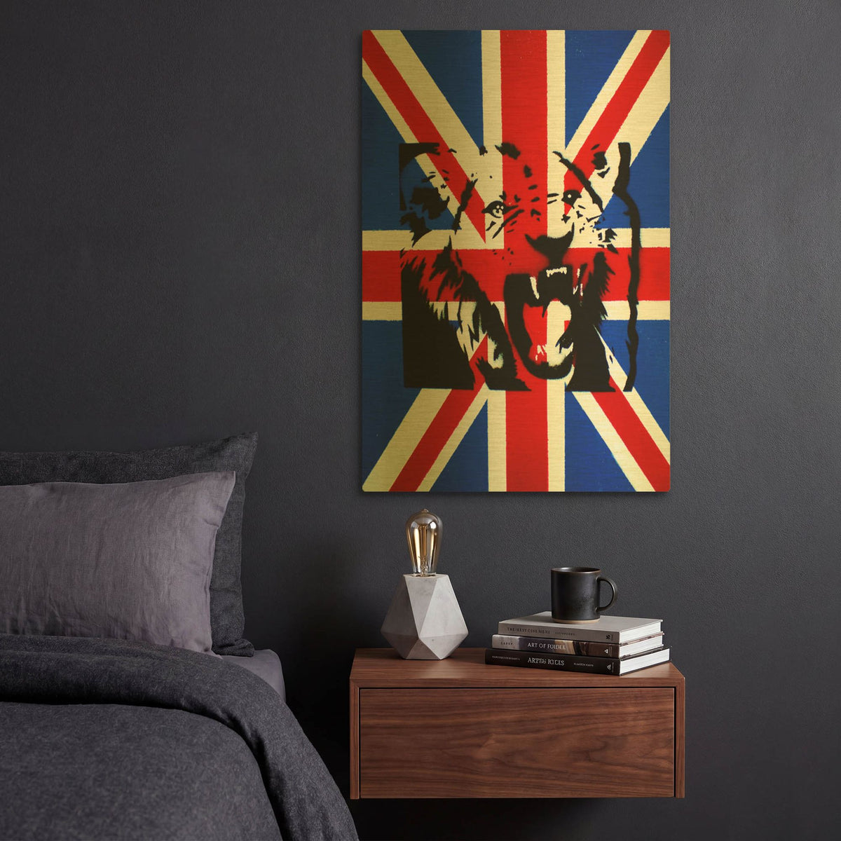 'Pride' By Abstract Graffiti Gold Metal Wall Art