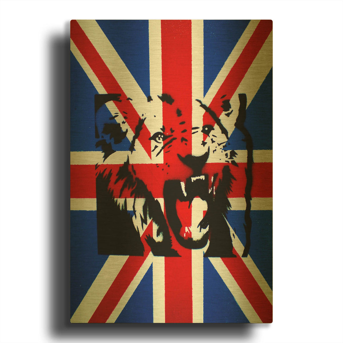 'Pride' By Abstract Graffiti Gold Metal Wall Art
