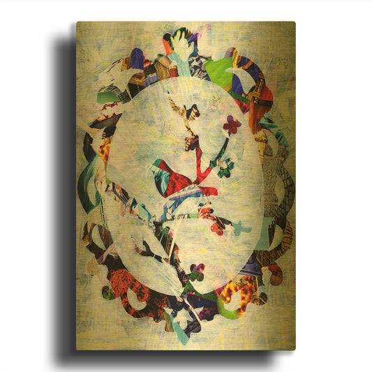 'Regal Bird' By Artpoptart Gold Metal Wall Art
