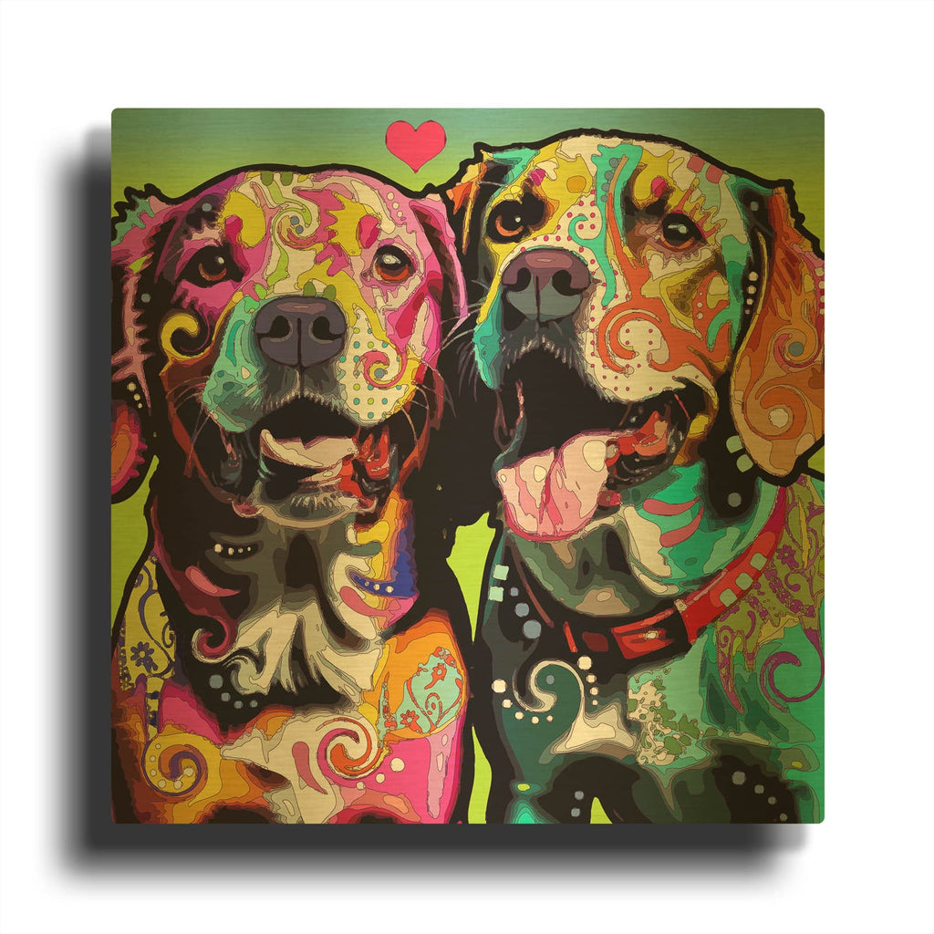 'The Innocents' By Dean Russo Gold Metal Wall Art