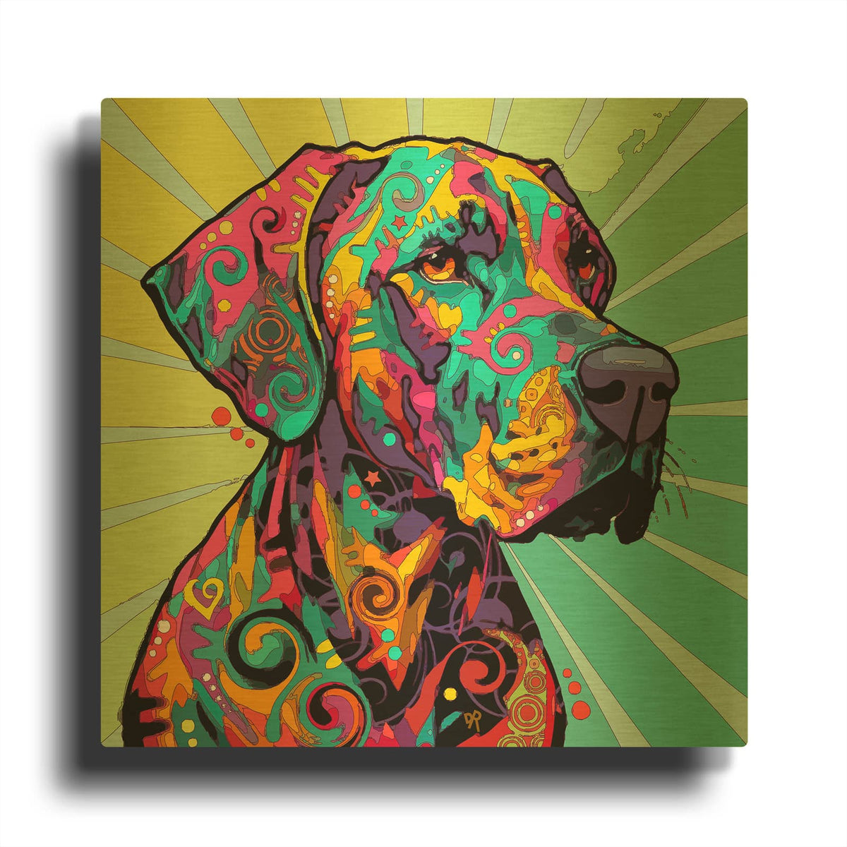 'The Star Of The Show' By Dean Russo Gold Metal Wall Art