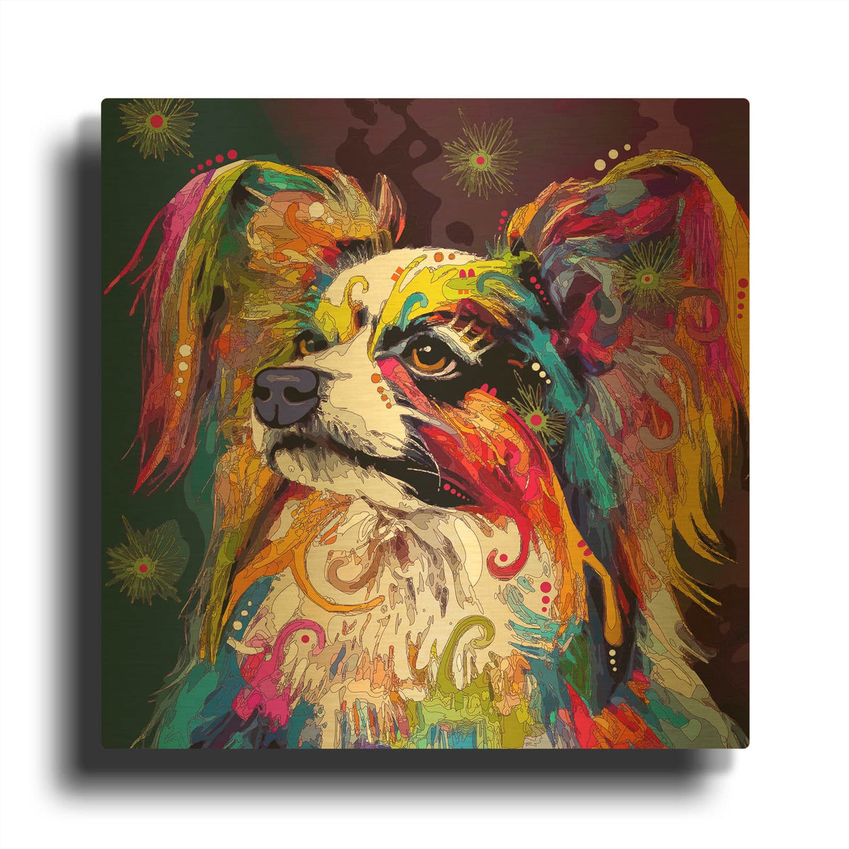 'Pappy Evolution' By Dean Russo Gold Metal Wall Art
