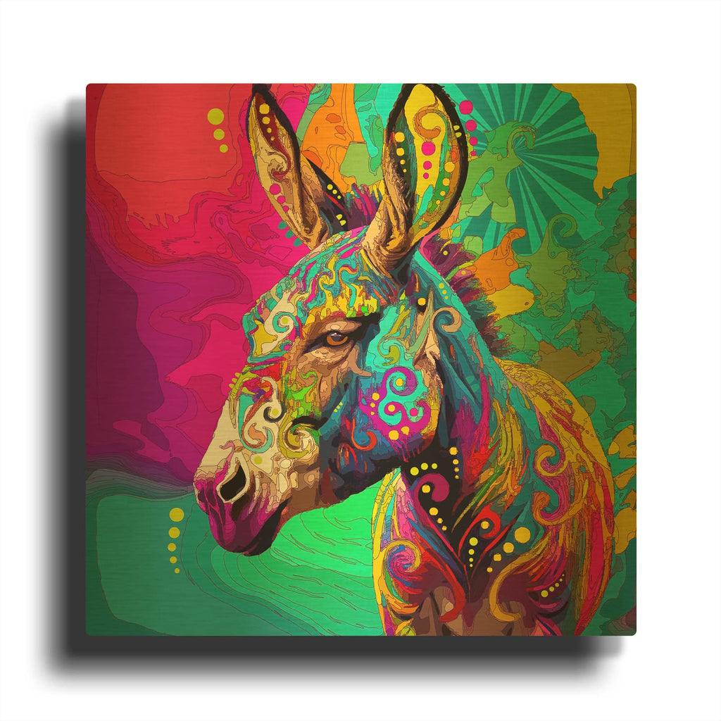 'Donk' By Dean Russo Gold Metal Wall Art