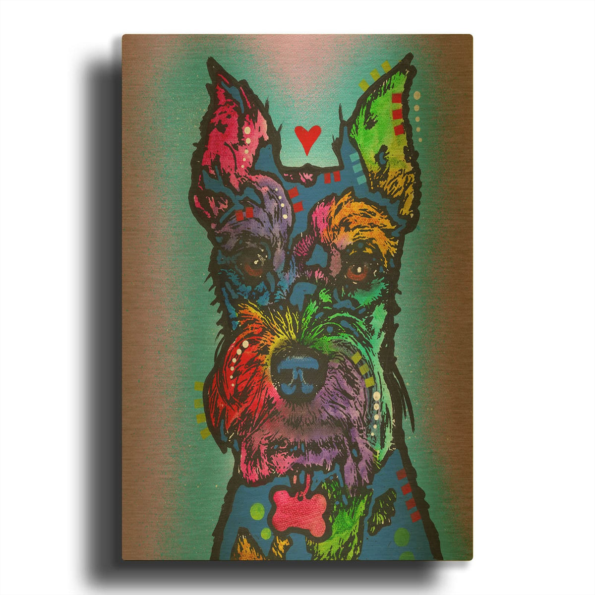 'Absolutely Boss' By Dean Russo Gold Metal Wall Art