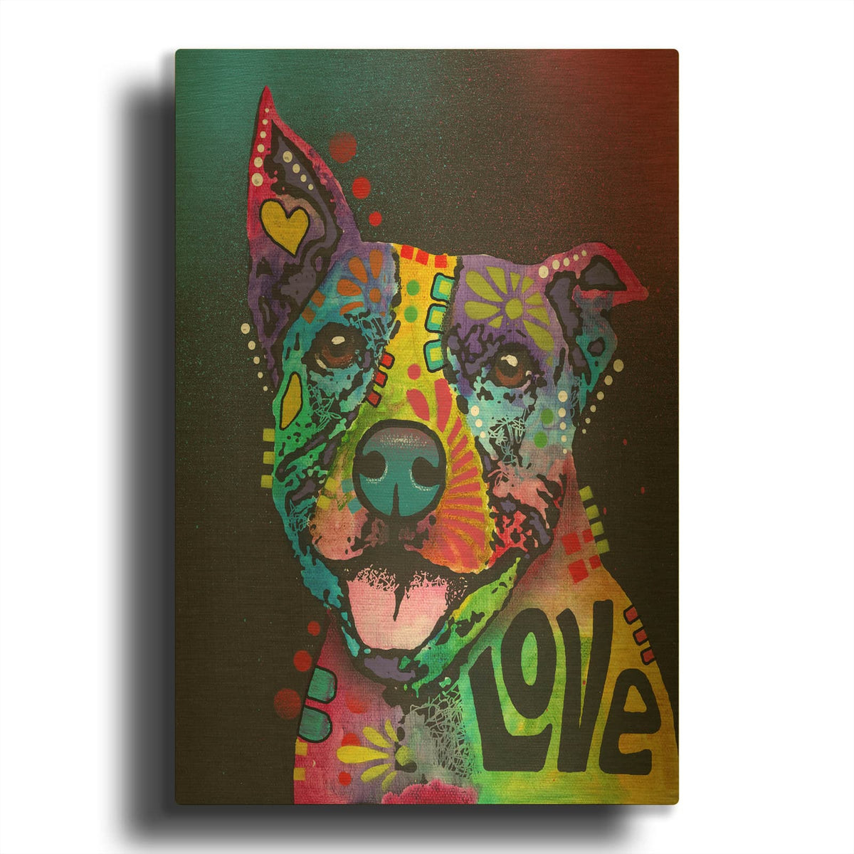 'I Have Many Kisses For You' By Dean Russo Gold Metal Wall Art