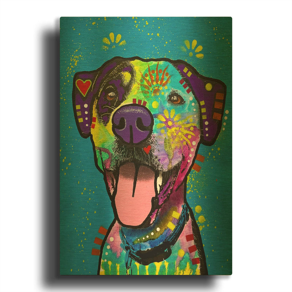 'Delux' By Dean Russo Gold Metal Wall Art