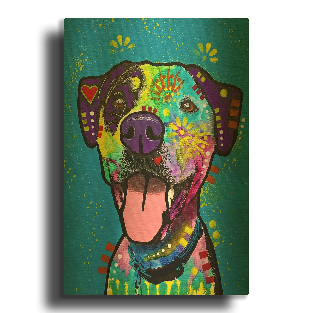'Delux' By Dean Russo Gold Metal Wall Art