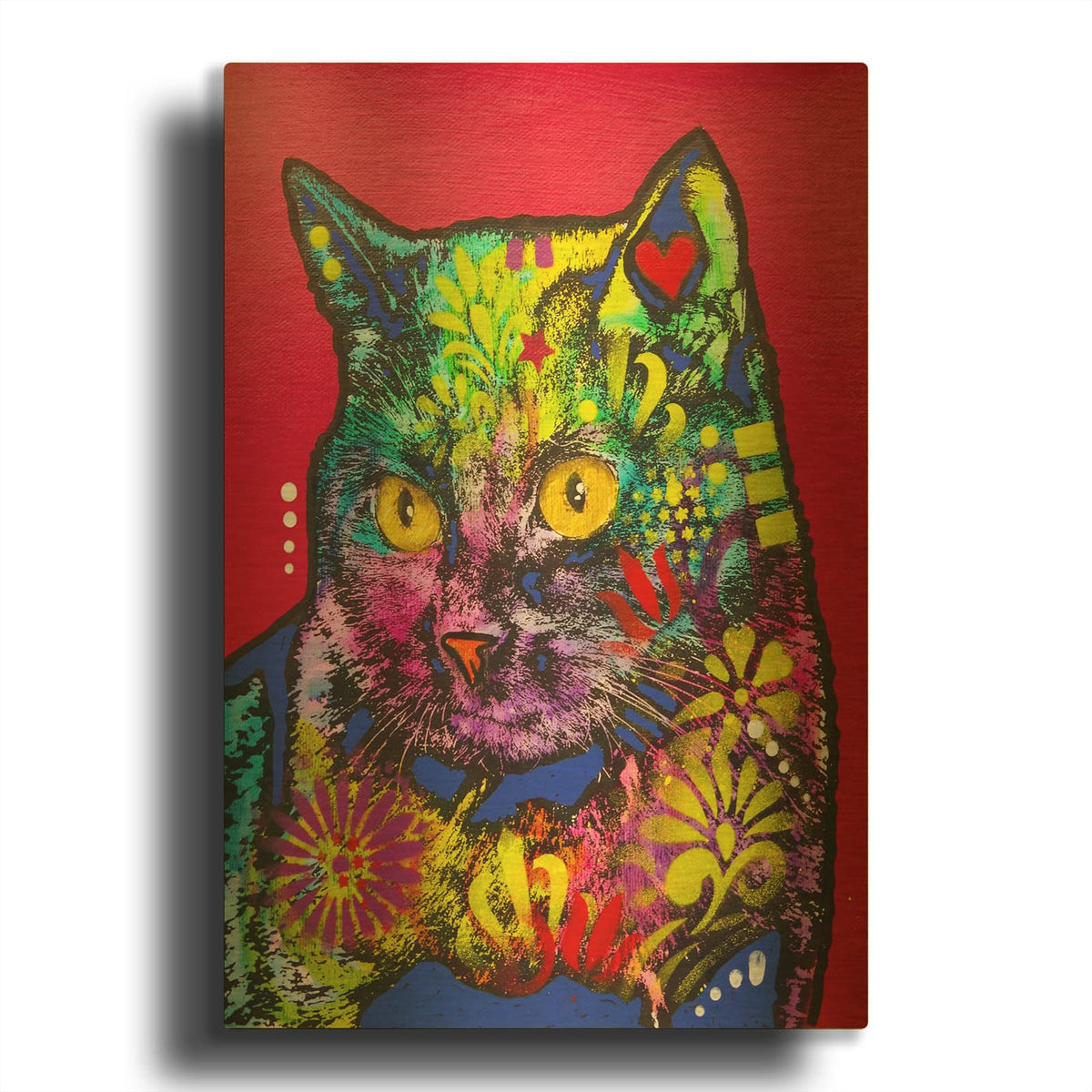 'Kit' By Dean Russo Gold Metal Wall Art