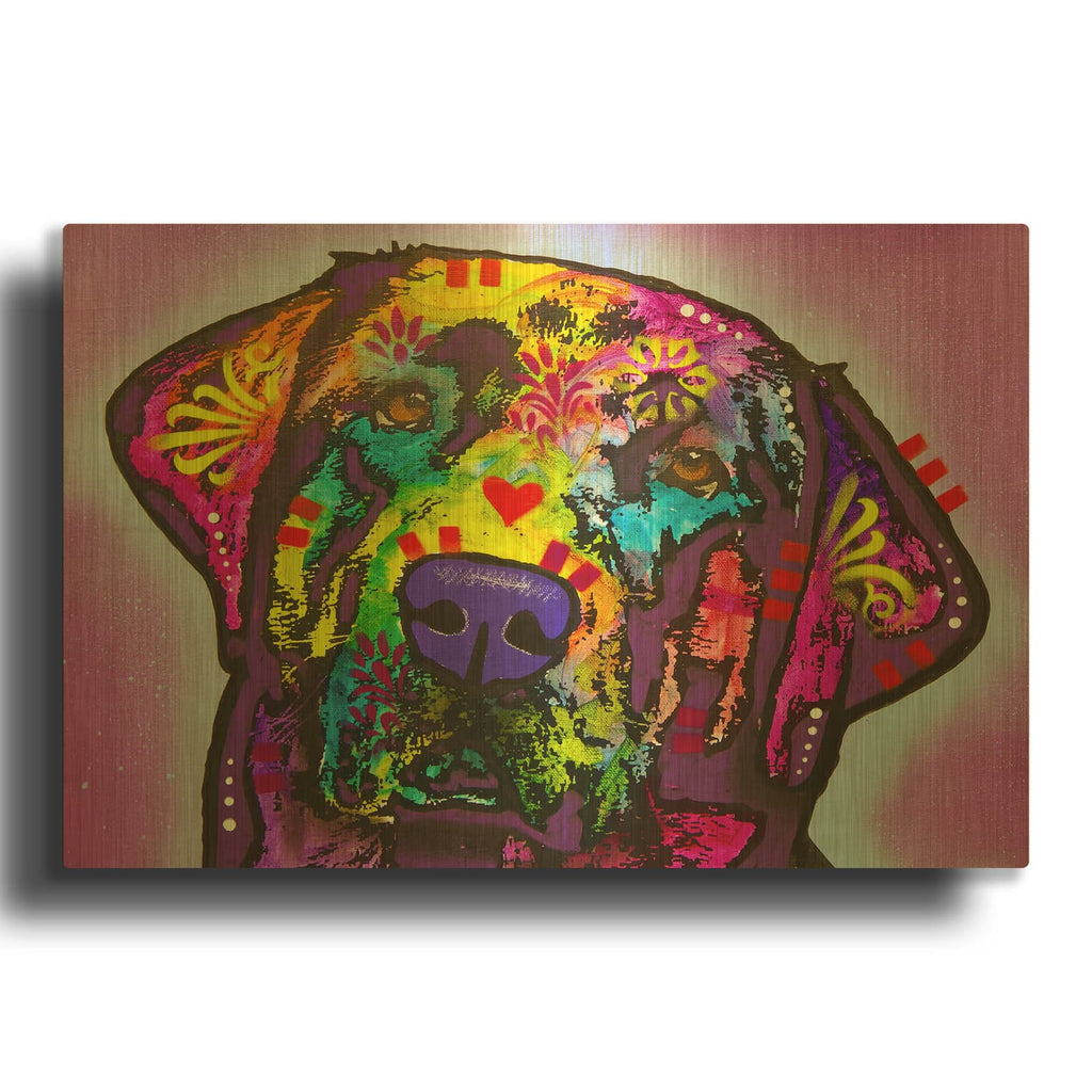 'Labb' By Dean Russo Gold Metal Wall Art