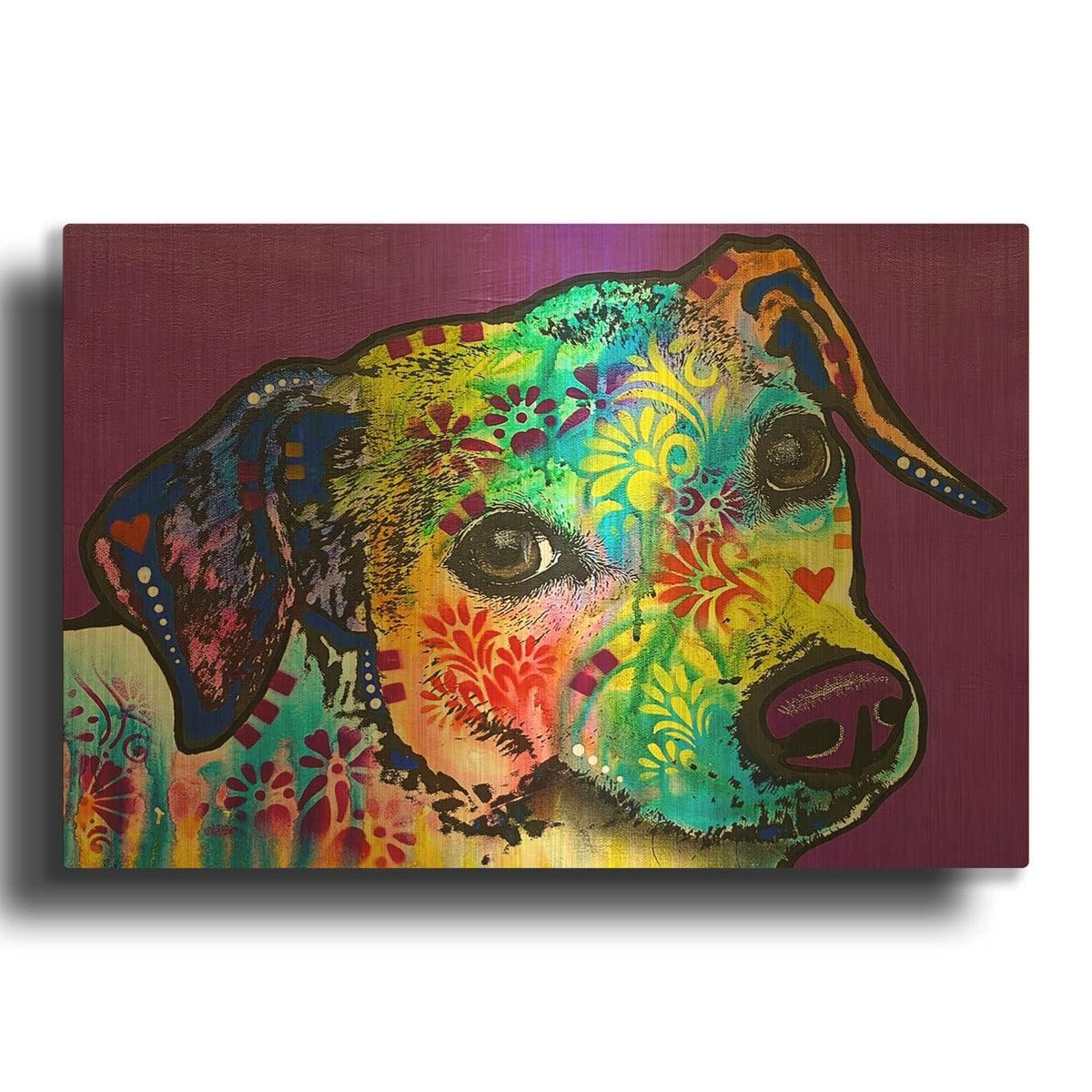 'Peanut' By Dean Russo Gold Metal Wall Art
