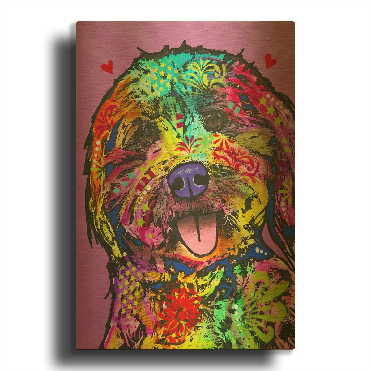 'Static' By Dean Russo Gold Metal Wall Art