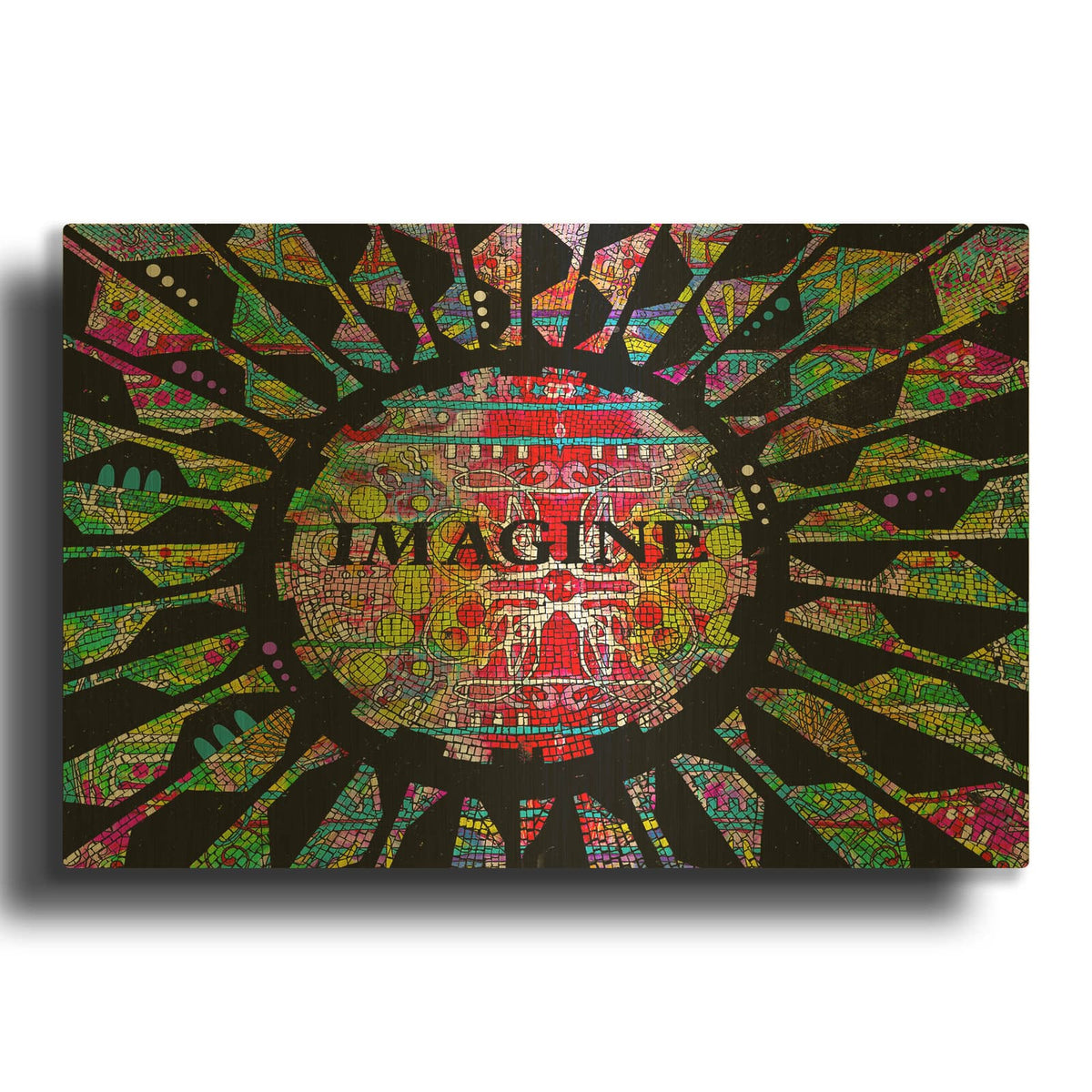'Imagine' By Dean Russo Gold Metal Wall Art