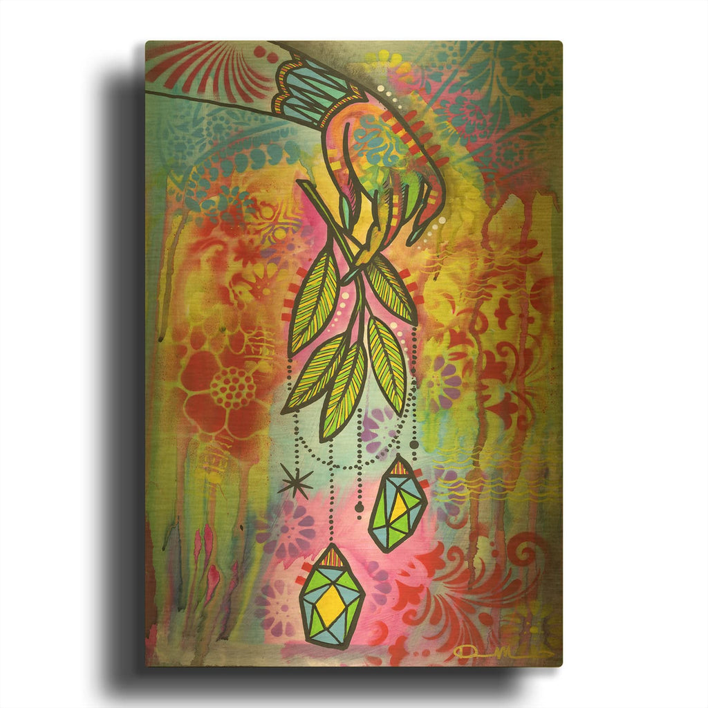 'Animal Vegetable Or Mineral 1' By Dean Russo Gold Metal Wall Art