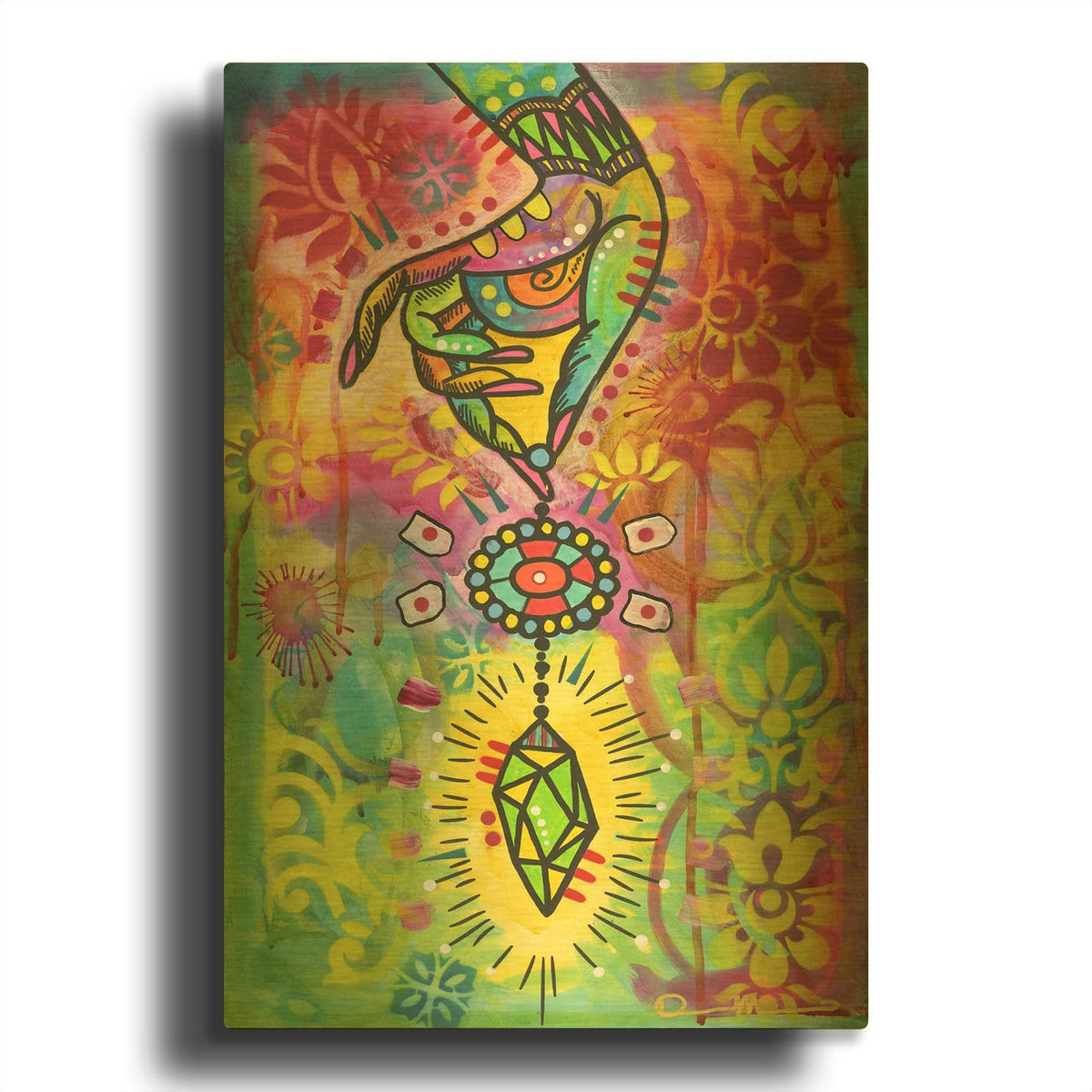 'Animal Vegetable Or Mineral 2' By Dean Russo Gold Metal Wall Art