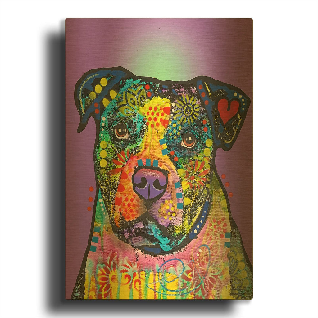 'Tested 2' By Dean Russo Gold Metal Wall Art