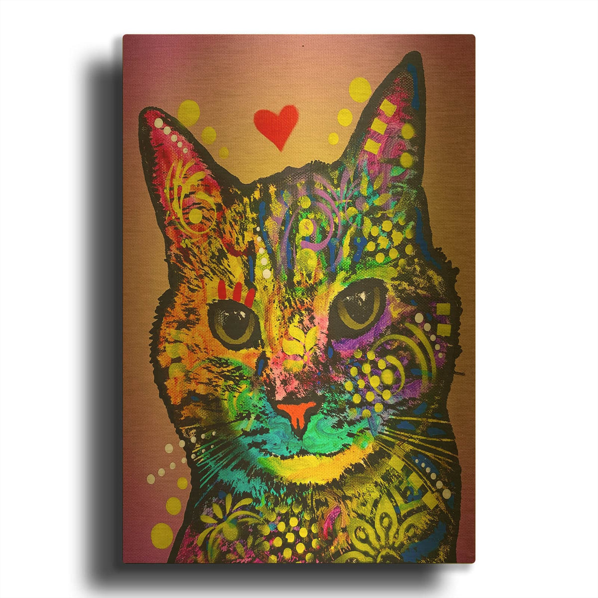 'Shucks Do You Really Mean It' By Dean Russo Gold Metal Wall Art