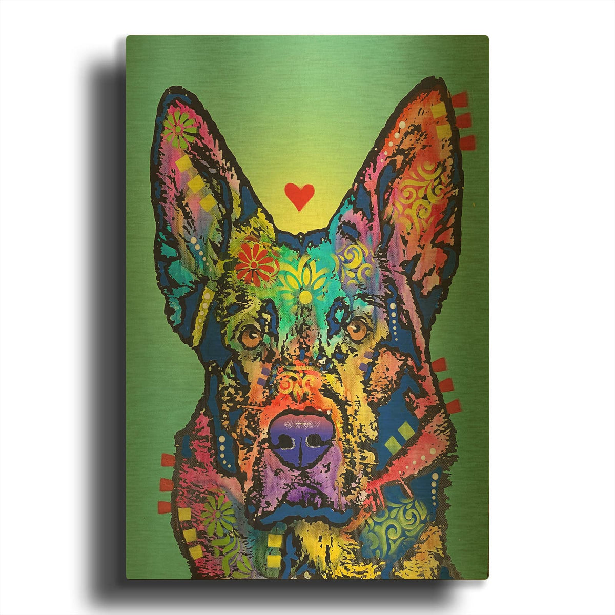 'All In' By Dean Russo Gold Metal Wall Art