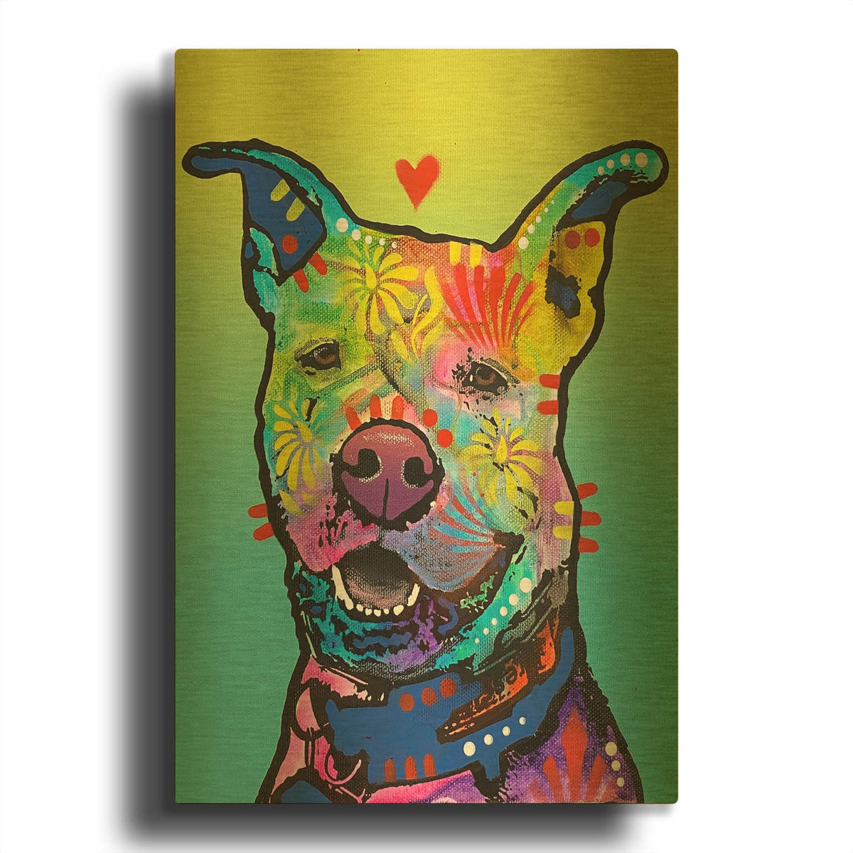 'Relax' By Dean Russo Gold Metal Wall Art