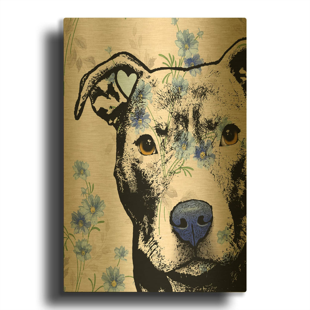 'Pitster' By Dean Russo Gold Metal Wall Art