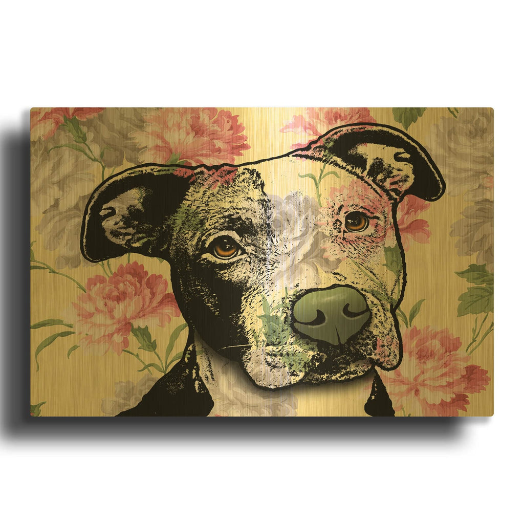 'Watching The Wheels' By Dean Russo Gold Metal Wall Art