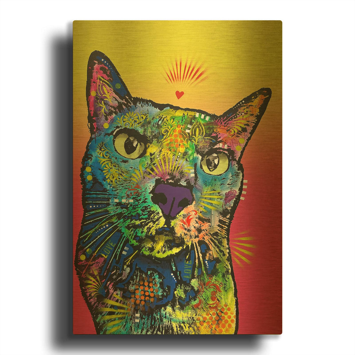 'Goof Ball' By Dean Russo Gold Metal Wall Art