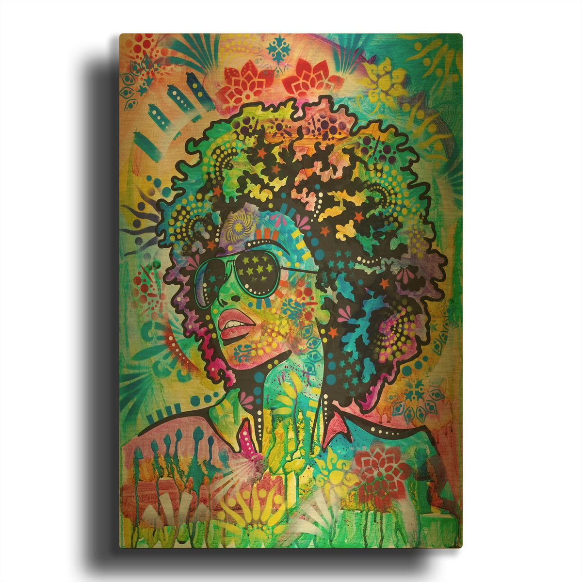 'Boss Beauty' By Dean Russo Gold Metal Wall Art