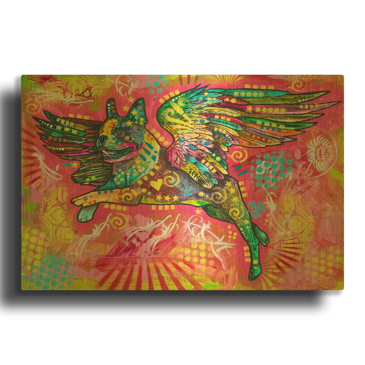 'Boston Sphinx' By Dean Russo Gold Metal Wall Art